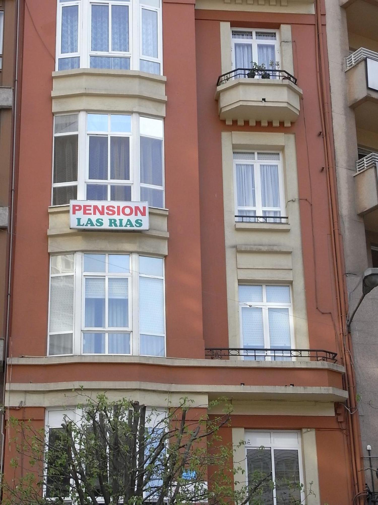 Pension Las Rias A Coruña Exterior foto